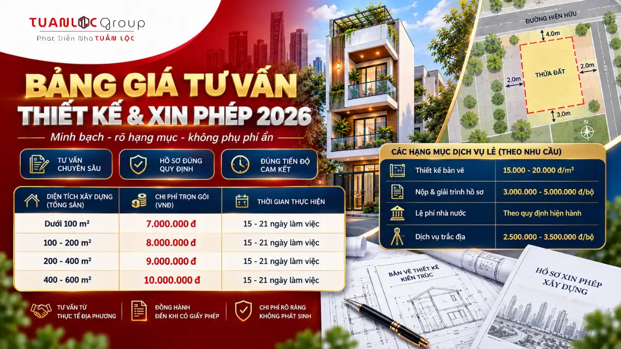 Quy Định Mới Nhất Về mật độ xây dựng Thủ Đức Và Lộ Giới Hẻm 2026 6 Bảng giá tư vấn mật độ xây dựng Thủ Đức, thiết kế bản vẽ và xin cấp phép năm 2026