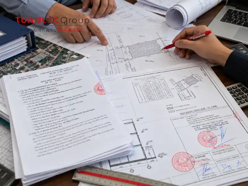 Các lỗi sai hiện trạng, lệch ranh hoặc thiếu hồ sơ kỹ thuật là nguyên nhân phổ biến khiến hồ sơ xin phép xây dựng bị trả về