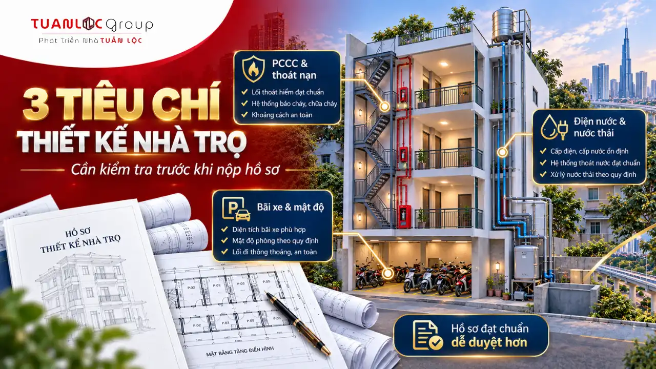 Hướng Dẫn xin phép xây dựng nhà trọ thủ đức, Căn Hộ Dịch Vụ 2026 3 Các yêu cầu về PCCC, bãi xe và hạ tầng khi xin phép xây dựng nhà trọ Thủ Đức