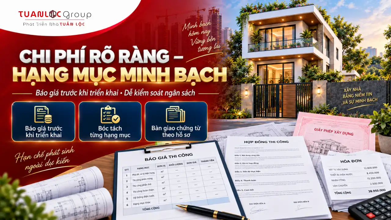 Cam kết minh bạch chi phí dịch vụ xin phép xây dựng Thủ Đức và bàn giao chứng từ theo hồ sơ