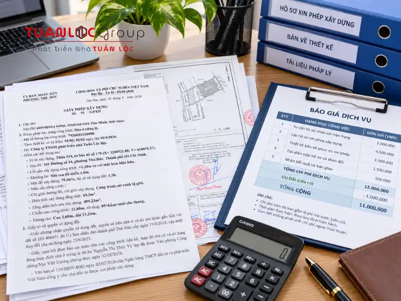 Chi phí xin phép xây dựng phường Thủ Đức được tư vấn rõ ràng theo quy mô công trình và tình trạng hồ sơ thực tế