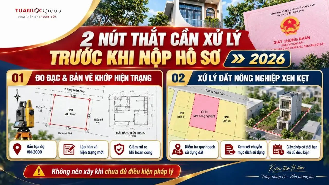 Giải pháp đo đạc VN-2000 và xử lý đất nông nghiệp khi xin phép xây dựng phường Linh Xuân