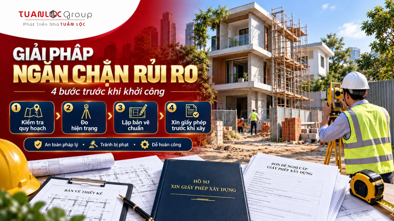 Giải pháp hạn chế rủi ro bị phạt xây dựng không phép bằng kiểm tra quy hoạch và hoàn thiện hồ sơ