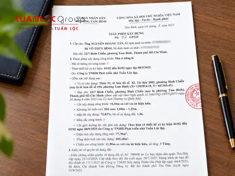 Xin Phép Xây Dựng Phường Tam Bình Trọn Gói Chuẩn Xác 2026 2 Giấy phép thực tế trong thủ tục xin phép xây dựng phường Tam Bình sau khi địa giới hành chính được cập nhật