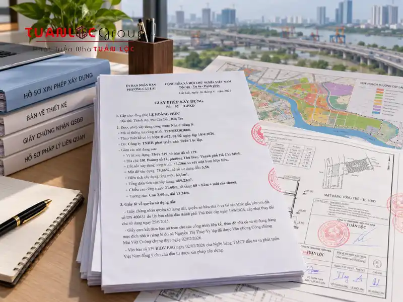 Hồ sơ xin phép xây dựng tại phường Cát Lái cần được đối chiếu chặt chẽ với dữ liệu quy hoạch và địa giới hành chính mới năm 2026