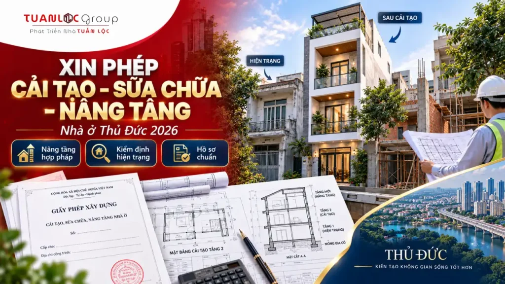 Hướng Dẫn Thủ Tục Xin Phép Cải Tạo Và Sửa Chữa Nâng Tầng Nhà Ở Thủ Đức