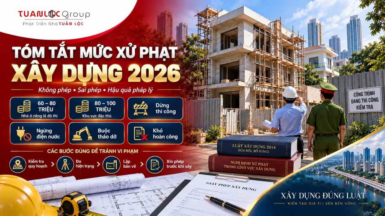 Infographic mức phạt, biện pháp xử lý và hậu quả của xây dựng không phép theo Nghị định 16
