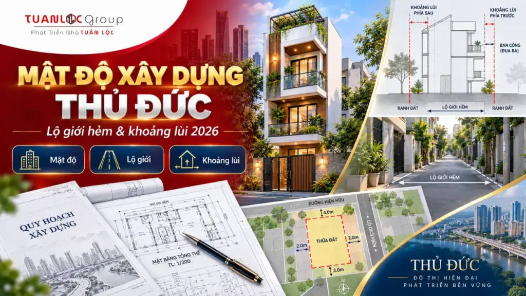 Quy Định Mới Nhất Về Mật Độ Xây Dựng Thủ Đức Và Lộ Giới Hẻm 2026