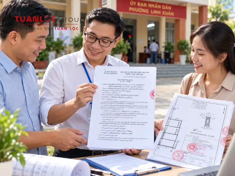 Dịch Vụ Xin Phép Xây Dựng Trường Thọ Bao Duyệt Hồ Sơ Khó 5 Tuấn Lộc hỗ trợ xin phép xây dựng Trường Thọ từ khảo sát hiện trạng, lập bản vẽ, nộp hồ sơ đến bàn giao giấy phép đúng tiến độ