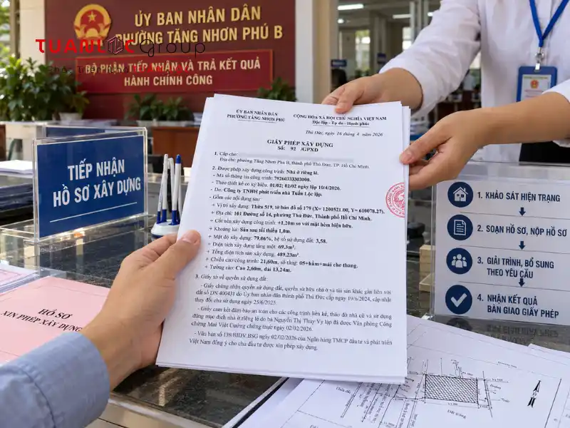 Xin Phép Xây Dựng Phường Tăng Nhơn Phú Uy Tín Mới Nhất 2026 5 Tuấn Lộc hỗ trợ xin phép xây dựng phường Tăng Nhơn Phú từ khảo sát hiện trạng, lập bản vẽ đến nộp hồ sơ và bàn giao giấy phép đúng tiến độ